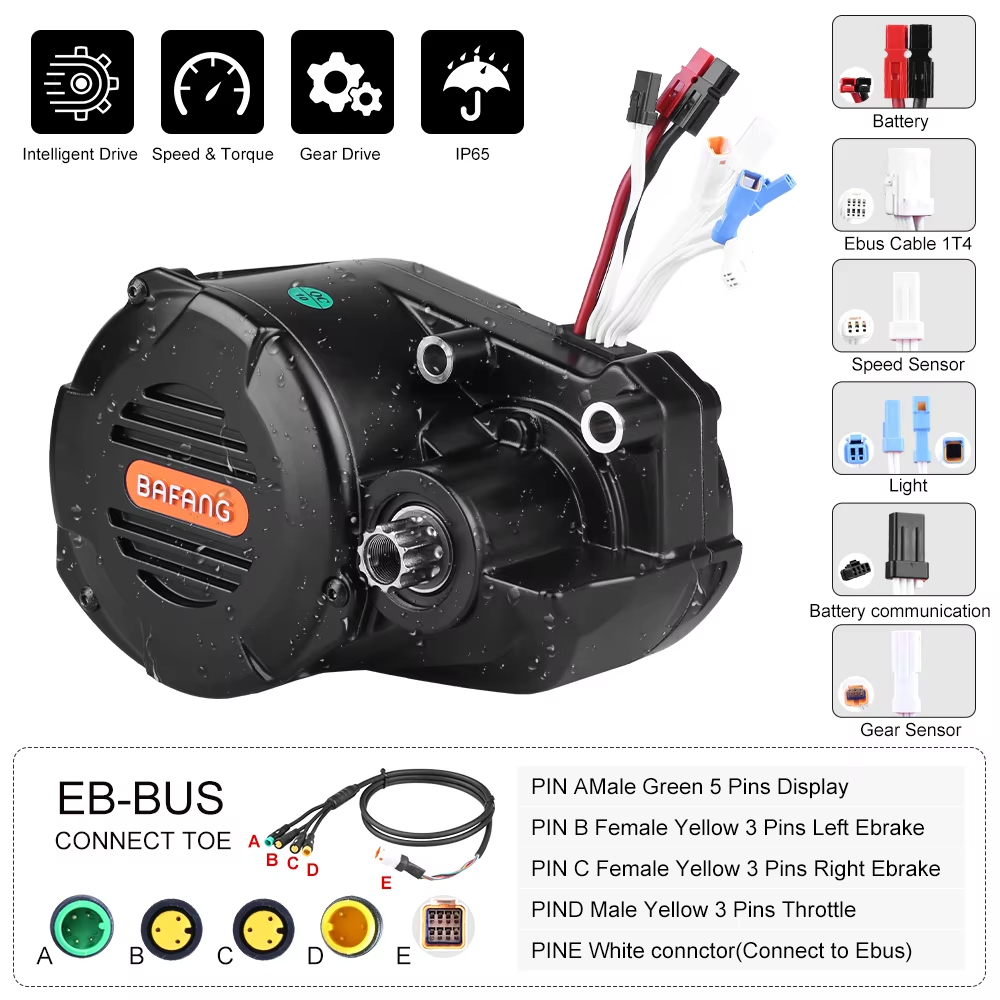 Ebike Bafang M620 G510 48/52V  - огляд і ціна Mid Drive Conversion Kit 1000W