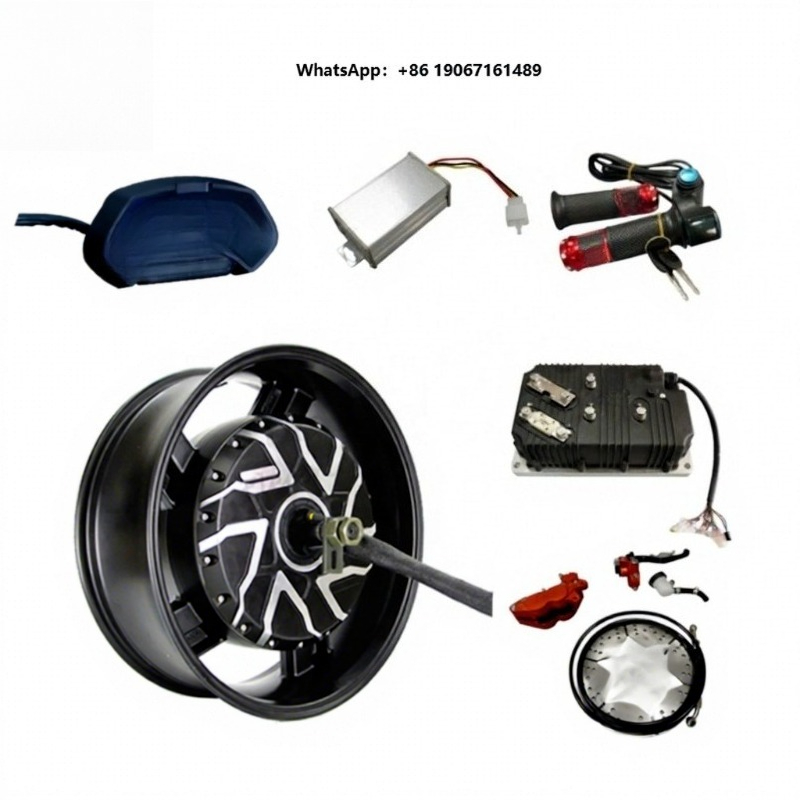 12000W Double Axle Motor 6.0 I - огляд і ціна 12000W Electric Motorcycle Hub Motor